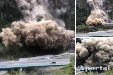 Масштабний каменепад заблокував сполучення між Францією й Італією: момент потрапив на відео