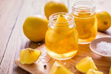 Рецепт вяленых лимонов к мясу и соусам