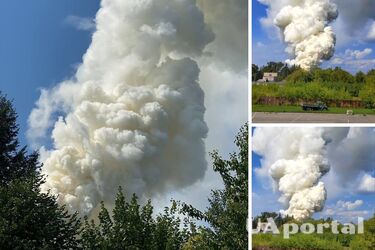 Под Москвой масштабный пожар: горит аккумуляторный завод (фото и видео)