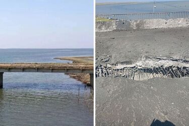 Оккупанты подтвердили прилет по Чегарскому мосту в Крыму: подробности (фото, видео)