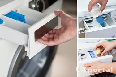 Для чего в стиральной машинке три отверстия в отсеке для порошка