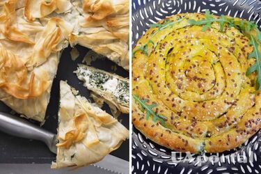 Спанакопита: рецепт греческого пирога с творогом и шпинатом