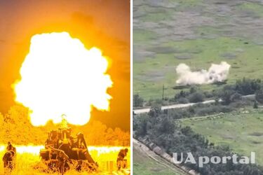 Артилеристи показали вогневе прикриття штурмів позицій росіян (ефектне відео)