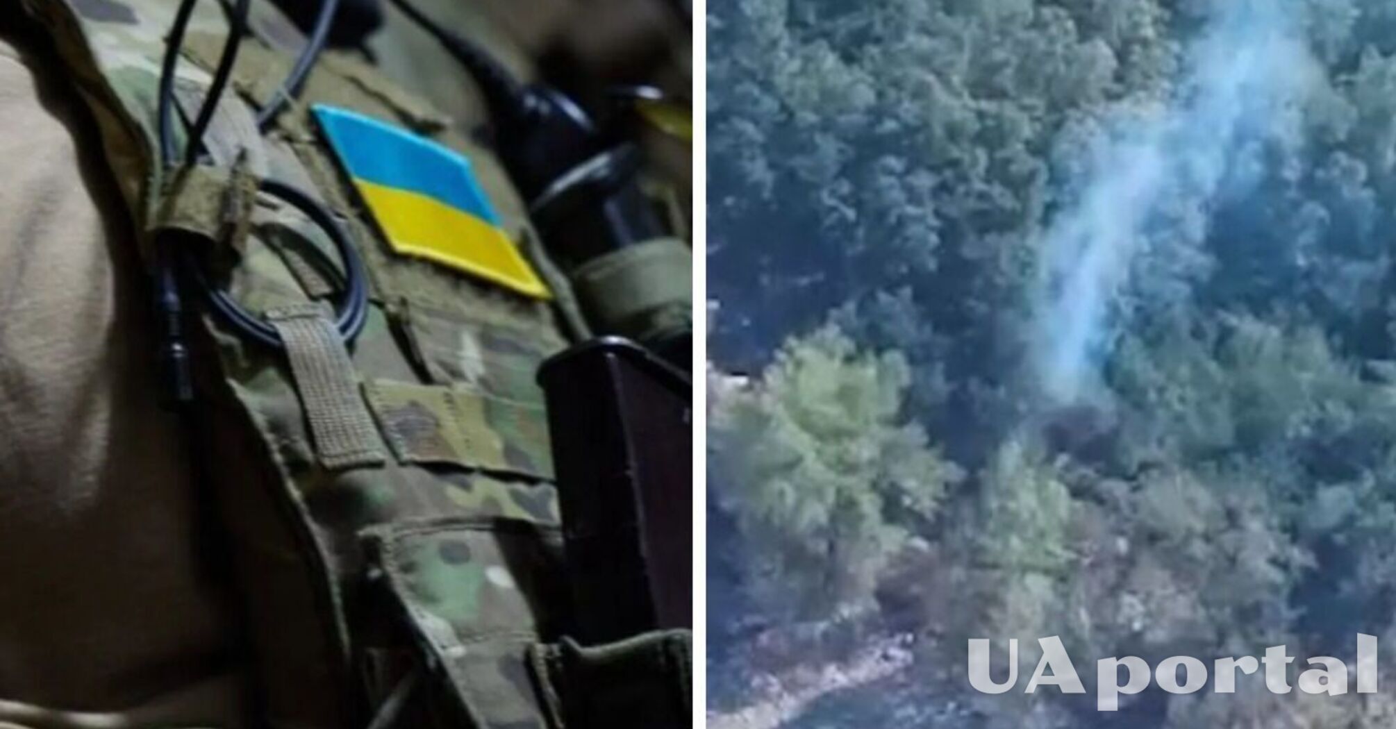Нацгвардійці дроном знищили спостережний пункт окупантів на півдні (відео)