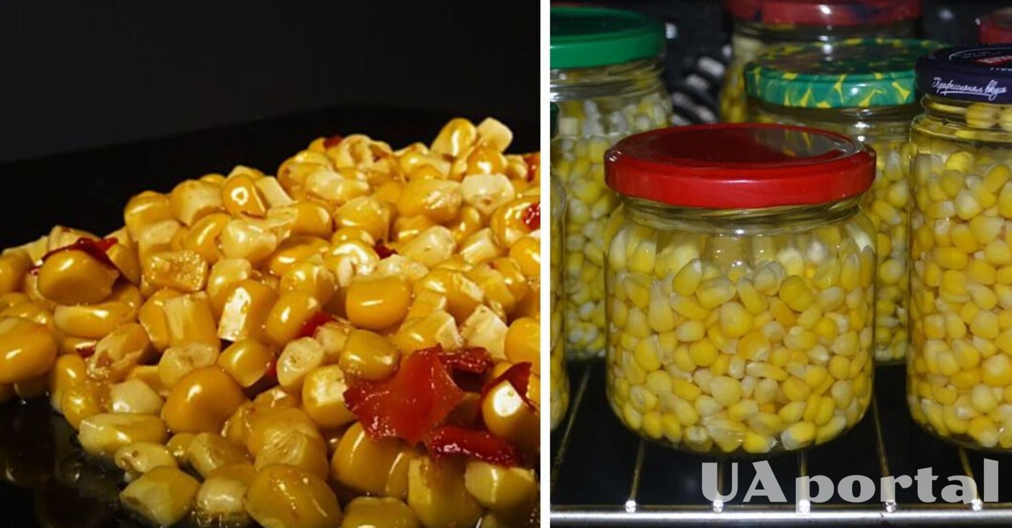 A recipe for canned corn with garlic and hot pepper for the winter