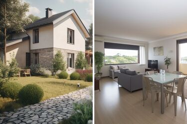 What is the difference between a house and an apartment