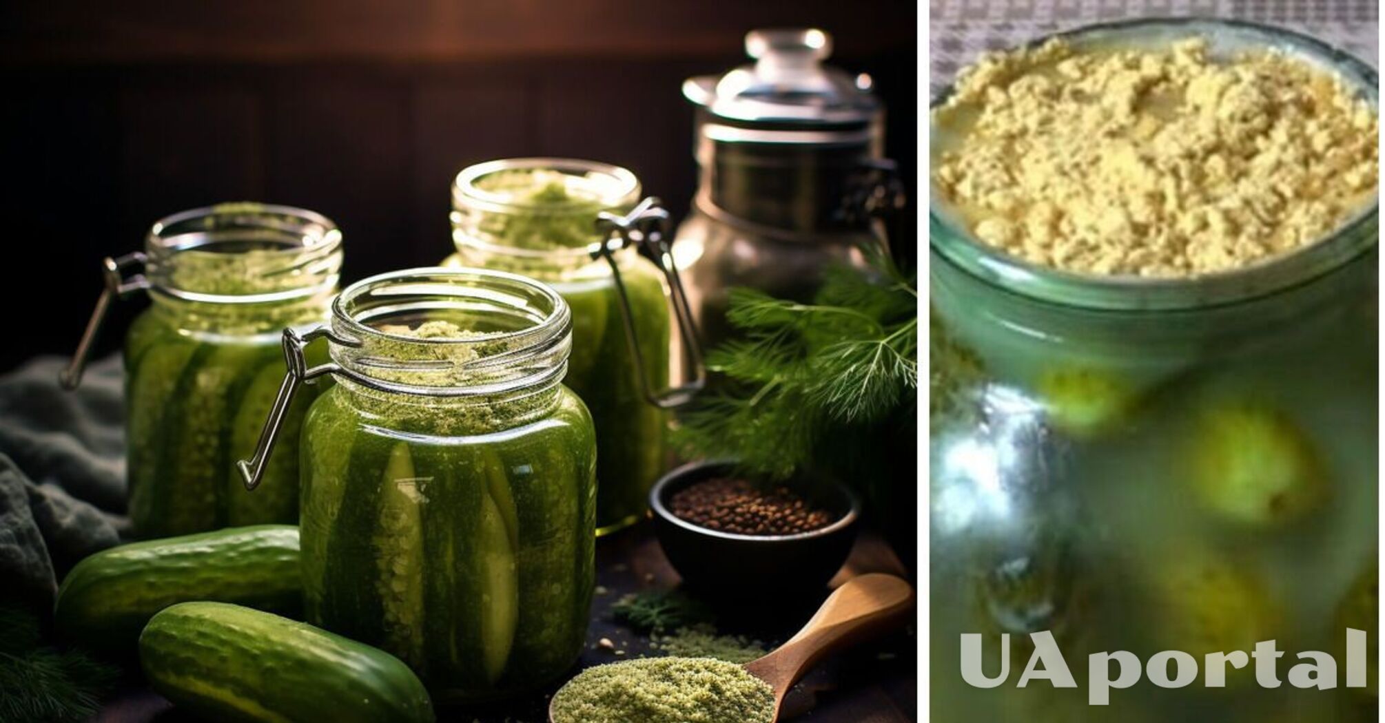 Консервированные огурцы с горчицей