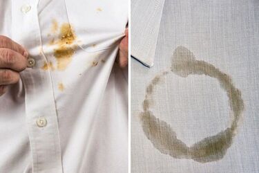 How to remove a greasy stain on clothes using flour: a life hack
