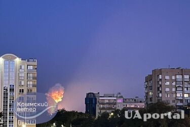 Безпілотники атакували Євпаторію в Криму: стався потужний вибух (фото, відео)