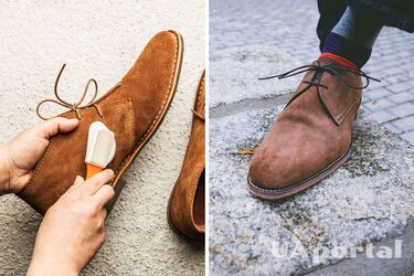 Как устранить изломы на замшевой обуви