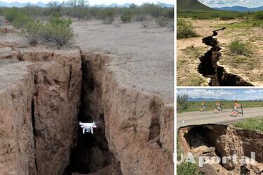 У США почали з’являтися гігантські тріщини в землі: яка причина (фото)