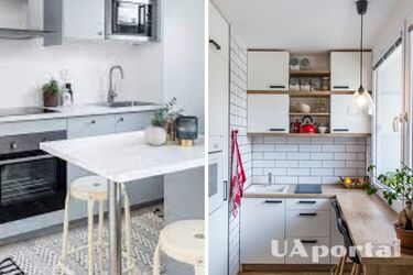 How to visually expand the space of a small kitchen: designers' advice