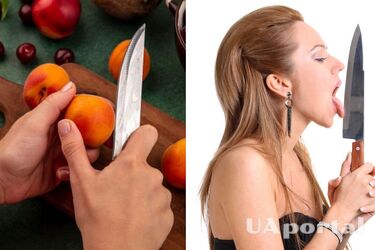 Чому не можна їсти з ножа