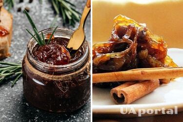For burgers and meat: a recipe for onion marmalade