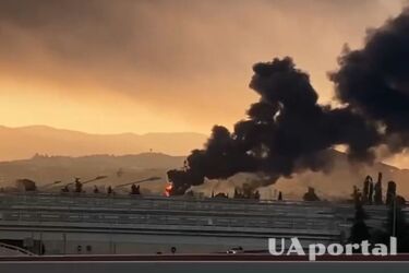 У Сочі після атаки БПЛА загорілися резервуари з пальним на нафтобазі (фото та відео)