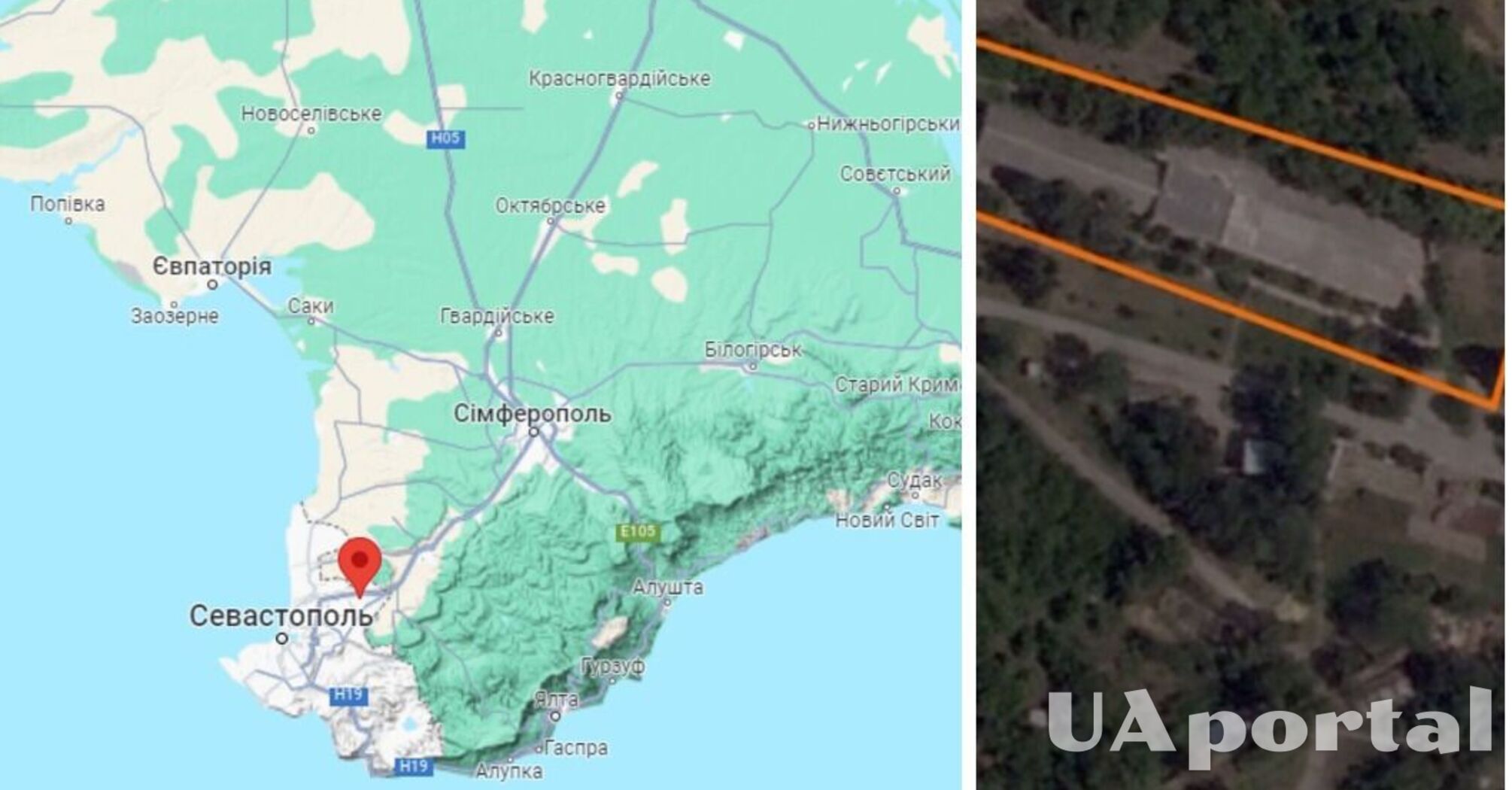 Появились спутниковые снимки, доказывающие удар по командному пункту ЧФ РФ возле Севастополя