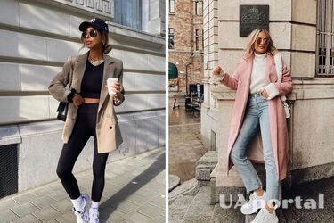 Stylists suggested what to combine sneakers with in autumn looks