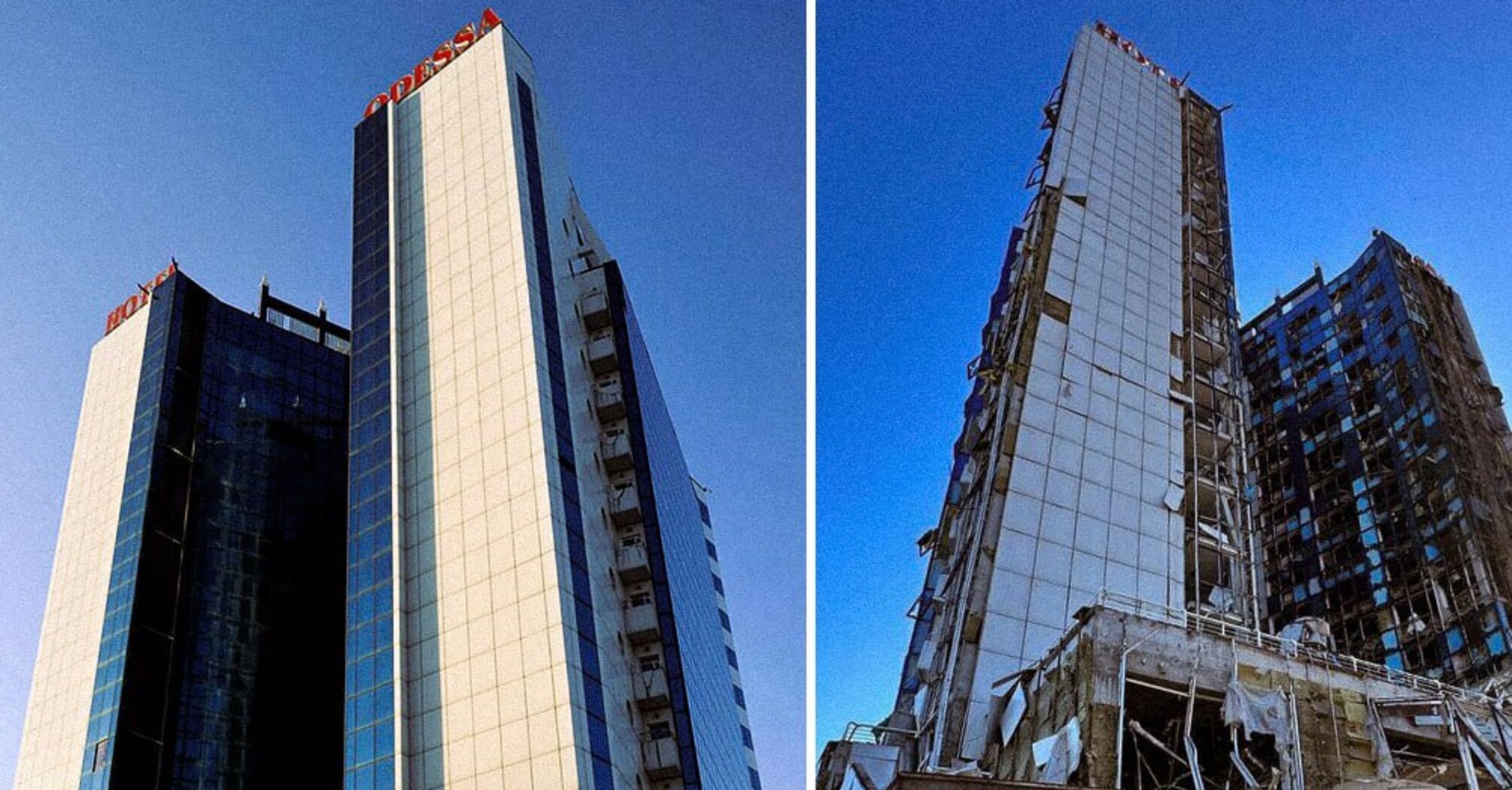 Как выглядит отель Морского вокзала в Одессе после попадания российской ракеты: спасатели показали фото