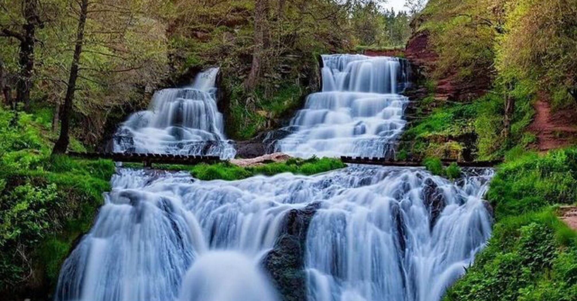 Выберите свой любимый водопад в Украине. Более 20 локаций для фото-танго с водой