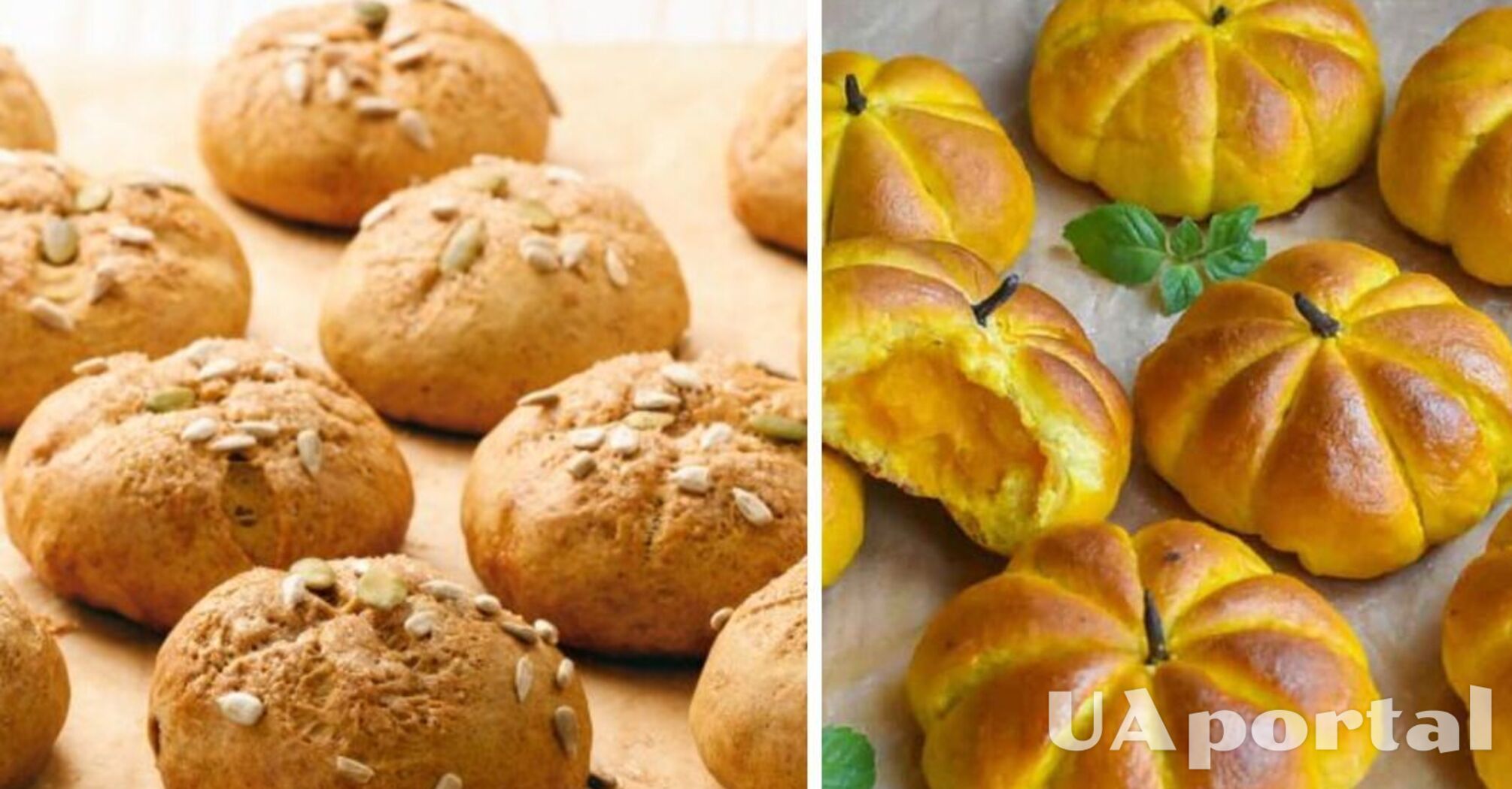 Тыквенные булочки с кунжутом