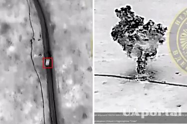 Бойцы ВСУ 36-й отдельной бригады морской пехоты уничтожили вражеский грузовик с БК