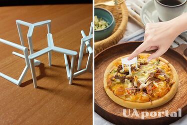 Как использовать пластиковый треугольник из коробки пиццы