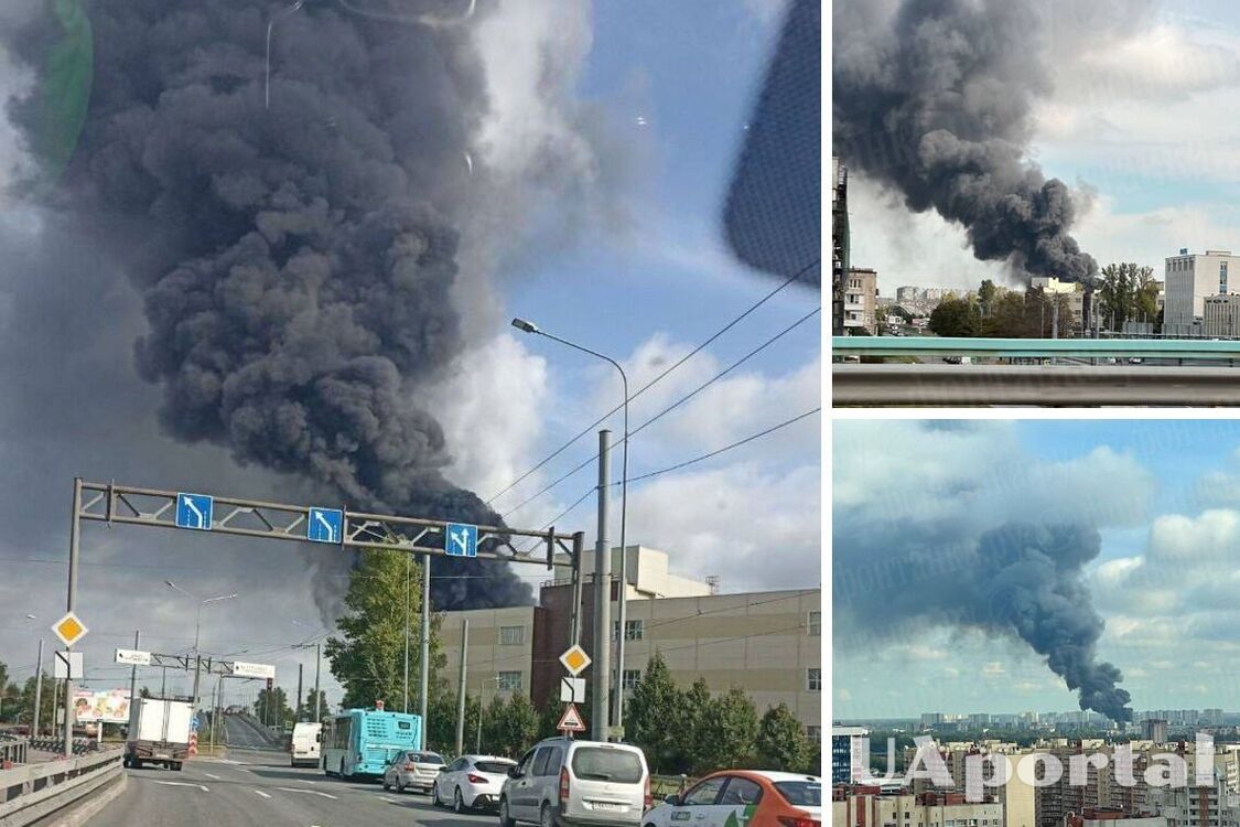 У Санкт-Петербурзі масштабна пожежа біля нафтобази 'Ручьї' (фото та відео) 