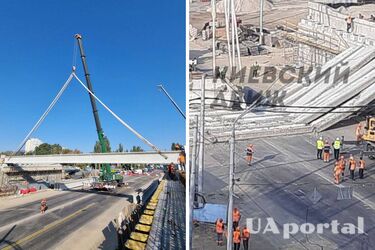 В Киеве обрушился Дегтяровский мост: подробности от КГГА (фото, видео)