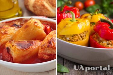 Сытный ужин: рецепт фаршированных перцев в сливочно-томатном соусе