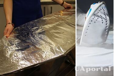 Зачем класть фольгу при глажке одежды