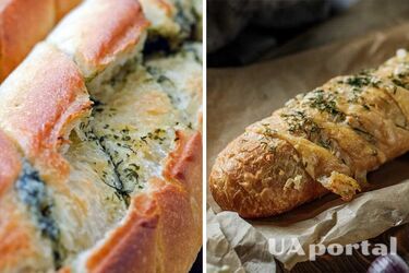 Швидка закуска: рецепт запеченого багету з сиром та часником