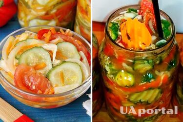 Як зробити овочевий салат Генеральський у банках на зиму