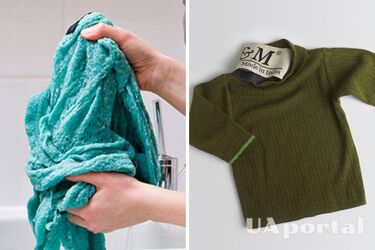 How to restore the shape of a shrunken wool sweater