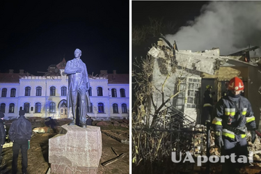 Россия запустила по Украине в новогоднюю ночь 122 'шахеда': во Львове полностью уничтожен музей Шухевича и поврежден университет, где учился Бандера (фото)