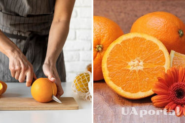 How to quickly peel an orange: chef's life hack