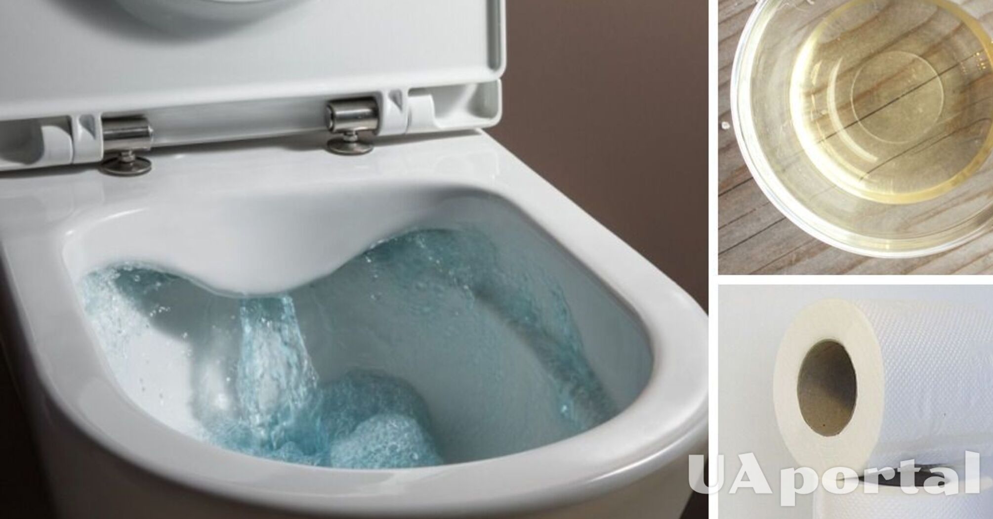 Як використовувати оцет та туалетний папір для чищення унітазу