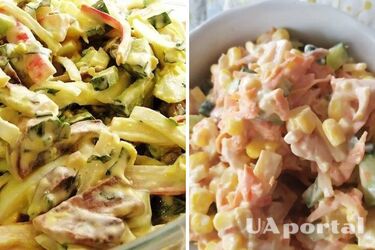 How to make Olenka salad with crab sticks
