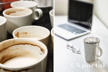 Experts tell how to remove coffee or tea stains from a cup quickly and easily