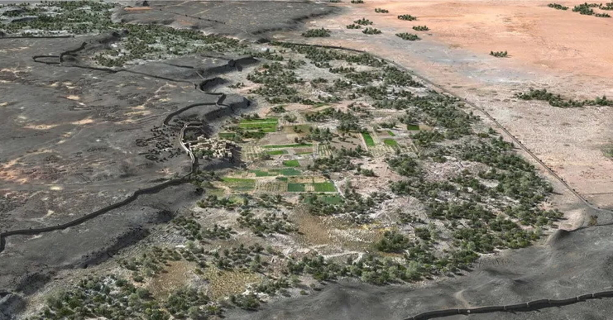 Археологи знайшли у пустелі Аравії найстаріше у світі укріплене поселення віком 2250 року до нашої ери 