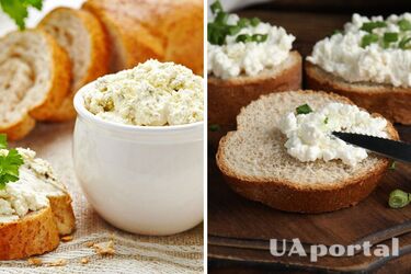 Quick and healthy snack: a recipe for cheese spread with herbs in 5 minutes