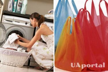 Зачем класть целлофановый пакет в стиральную машину: вы будете удивлены