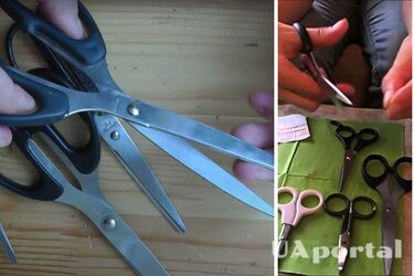 How to sharpen scissors quickly