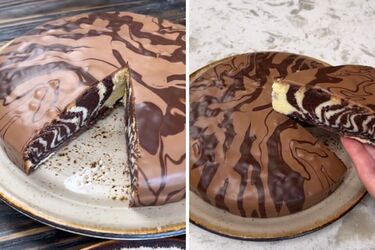 A cake that will remind you of childhood: the Zebra recipe from simple ingredients