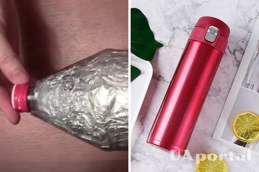 How to make a thermos with your own hands: life hack with foil