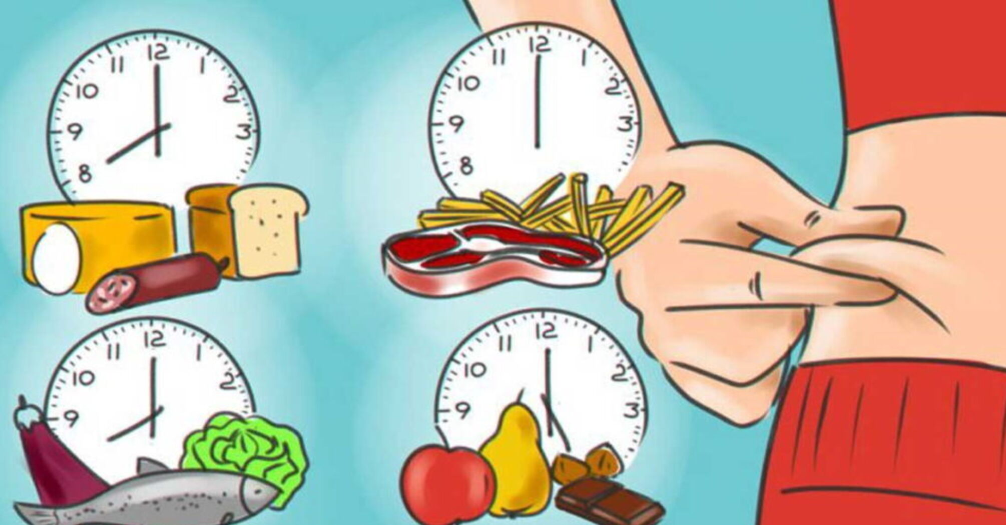 What time to eat so as not to gain weight