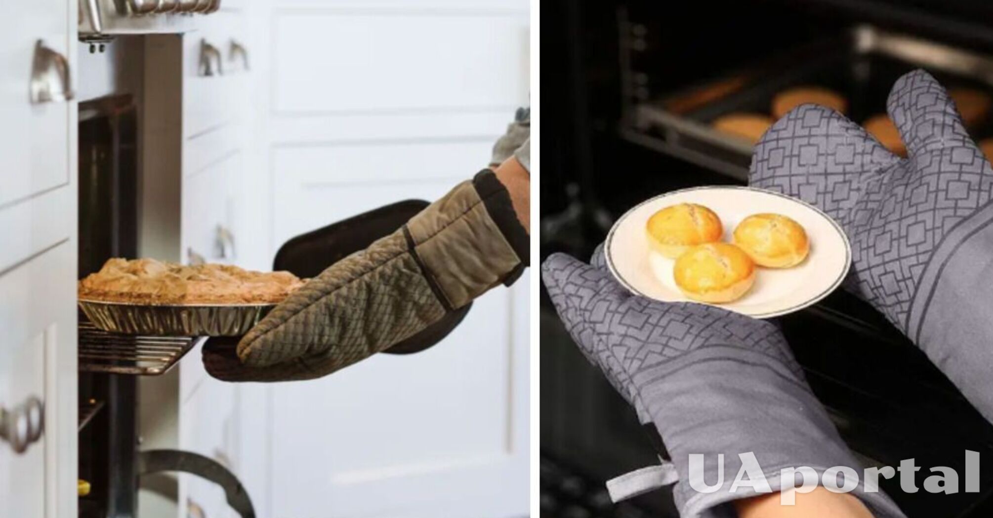 Why you should never use a wet oven mitt