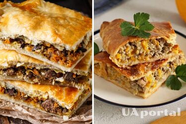 Як зробити шумуш з листового тіста з гарбузом