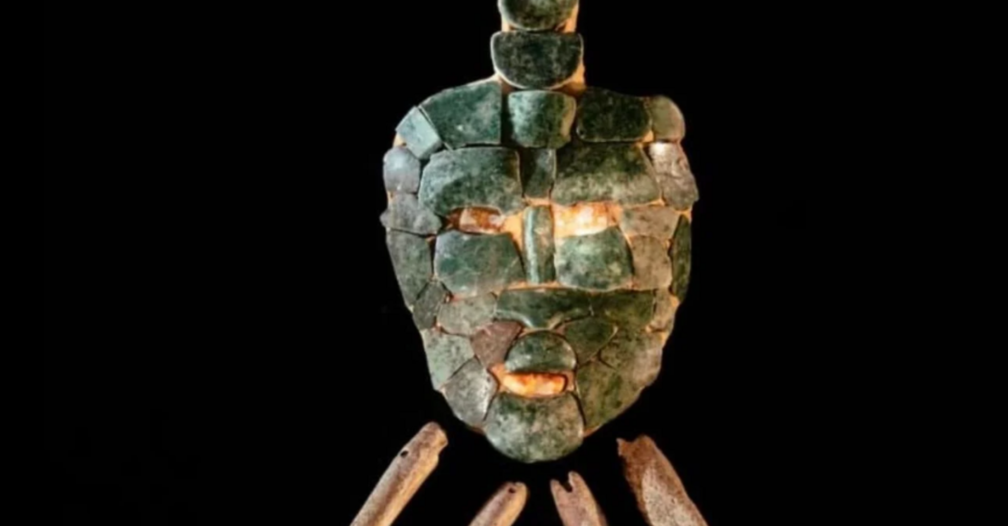 Scientists find jade mask of storm god from 200 AD in Mexico