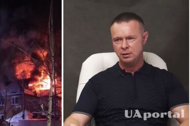 На росії у Рязані згорів будинок Путіна (відео)