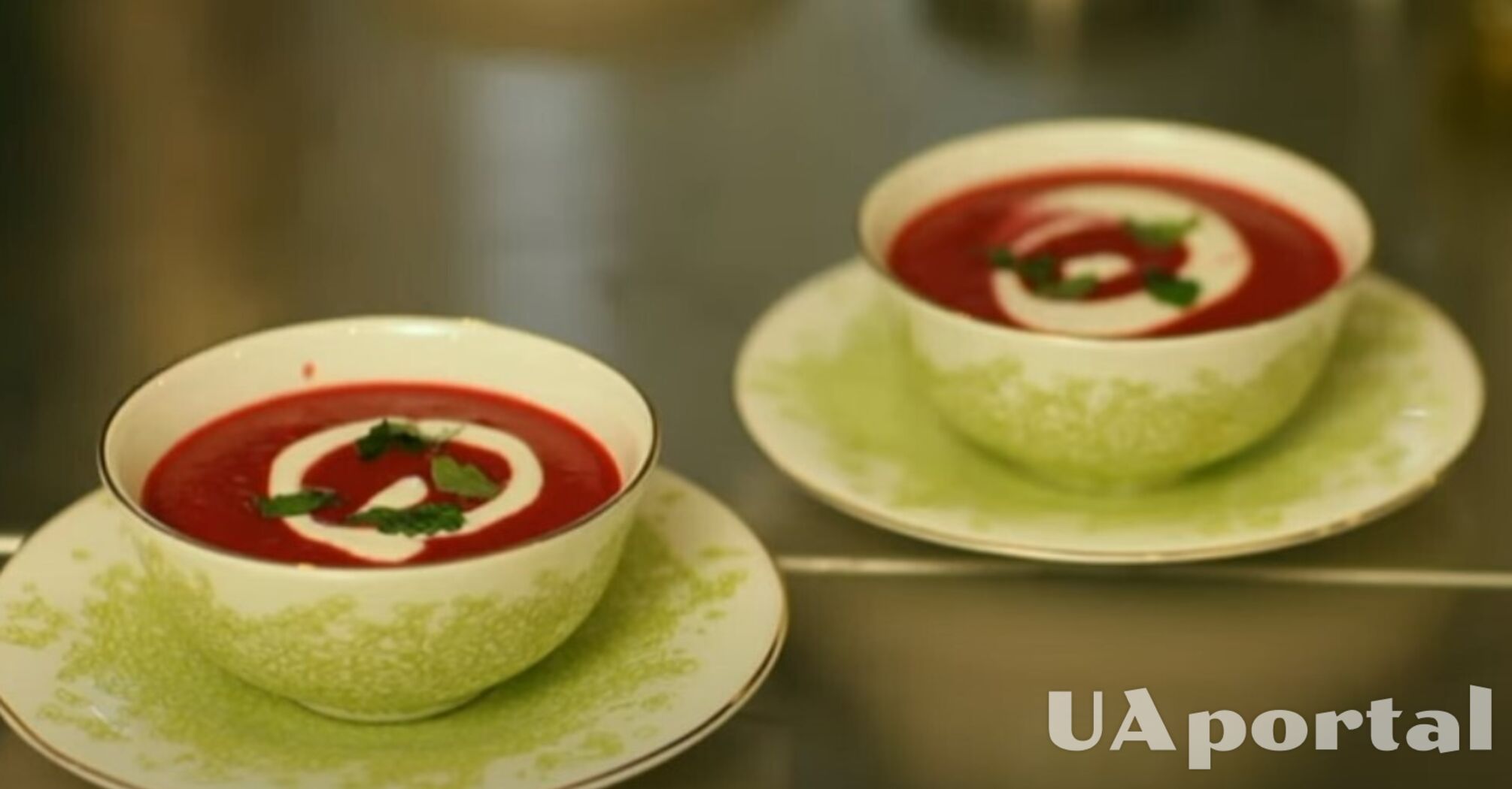 Свекольный крем-суп с рисом